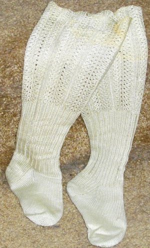 Super C1890 Woven French Doll Stockings