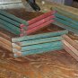 Two Early Child's Toys, Christmas Fences, 2 Yds Long Each