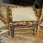 Antique Toy Doll Faux Bamboo French Table Set