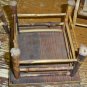 Antique Toy Doll Faux Bamboo French Table Set