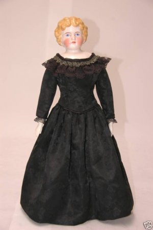 C1890 Alt Beck Gottschalck China Doll, 22" tall