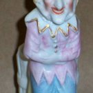 Antique C1885 Victorian Clown or Jester Porcelain Matchsafe