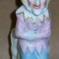 Antique C1885 Victorian Clown or Jester Porcelain Matchsafe