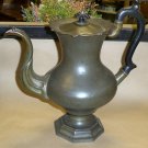 C1820 Reed & Barton Large 13" Pewter Footed Coffee Pot