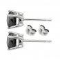 14K White Gold 4 Prong Setting Diamond Studs