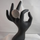 Stainless Steel Pattern Design Ring (Size Adjustable)
