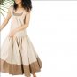 Sleeveless linen dress simple long paragraph