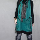 Ethnic Style Large Pocket Long Vest/Dress