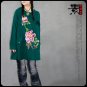 Hand-painted coat coat