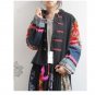 Chinese Style Hand-Sequined Black Quilt-Patterned Jacket