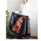 Patchwork Long Skirt