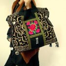 Ethnic Style Big Canvas Messenger Bag