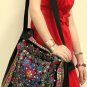 Hand-Sequined Larger Pink Hand bag/Shoulder bag