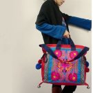 Ethnic Style Big Canvas Messenger Bag