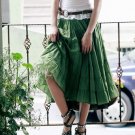 Green swing dress