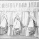 CAROLINA RUFFLED POUF VALANCE - 90 W x 20 L