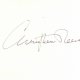 Celeb Autographed Index Cards