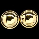 Gold Colored Earring Clip On Metal Casting Round 1 1 4 Inch Drop 32533-09298GDGOD