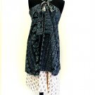 Black Pareo Magic Double Layer 34 Inch X 50 Inch Please Check How To Wear / 2796-0009BLK