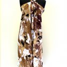 Brown Pareo Magic Double Layer 100% Rayon 34 Inch X 50 Inch Please Check How To Wear / 2796-0004BRO