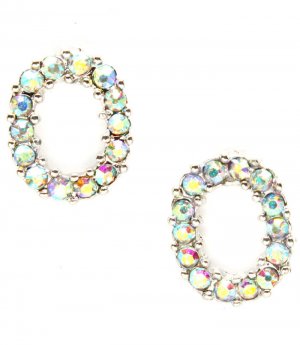 Aurore Boreale Earring Post Earring Crystal Studs Rings Textures Pave Set 10 Mm Dro 219205-0042RDABO