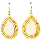 Clear Earring Fish Hook Formica Tear Drop Texture 1 Inch Drop 218195-16404MGCLR