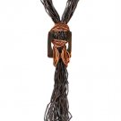 Brown Necklace Multi Strands Mixed Beads Chunky 22 Inch Drop 24 Inch Long 2181914-249289BRO