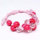Pink Bracelet Cord Bead Adjustable 21230-083PNK