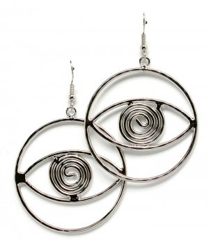 Silver Colored Earring Fish Hook Metal Casting Eye Pierced 1 1 2 Inch Drop 210155-0265RDSIV