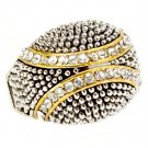Clear Ring Adjustable Crystal Studs Texture 20 Mm Tall / 2101518-0287TTCLR
