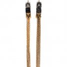 Multi Colored Earring Fish Hook Tassel Texture Metal Casting 6 1 2 Inch Drop 1995-99041GDMLT