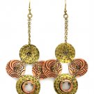 Multi Colored Earring Fish Hook Various Charms Various Texture 2 1 2 Inch Drop 21695-2195TTMLT
