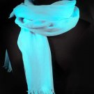 Teal Fashion Scarf Soft Cotton Scarf 100% Cotton 82 Inch X 24 Inch + 1 Inch X 2 / 221627-025TEL