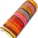 Multi Colored Bracelet Cord Adjustable Faux Leather Interlaced 24 Pieces 6 1 2 Inch L 48162-99422MLT