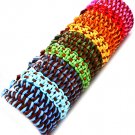 Multi Colored Bracelet Cord Adjustable Faux Leather Interlaced 24 Pieces 6 1 2 Inch L 48162-99413MLT