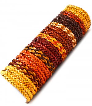Multi Colored Bracelet Cord Adjustable Faux Leather Interlaced 24 Pieces 6 1 2 Inch L 48162-99265MLT