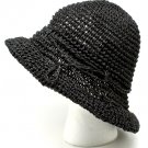 Black Hat And Cap Floppy Packable One Size / 425833-103BLK