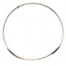 Silver Colored Necklace Metal Casting Omega Chain 6 Mm Width 18 Inch Long 19914-0618RDSIV