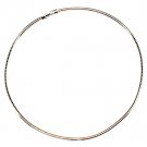 Silver Colored Necklace Metal Casting Omega Chain 4 Mm Width 20 Inch Long 19914-0420RDSIV