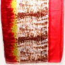 Brown Pareo 100% Polyester Tie-Dyed 44 Inch X 76 Inch / 112166-99299BRO