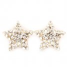 Clear Earring Post Earring Crystal Studs Star 19 Mm Drop 11315-99119GDCLR