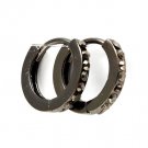 Black Earring Pin Catch Crystal Studs Ring Single Line Studs Half Sided Stud 10 Mm  11315-99419BNBLK