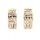 Clear Earring Pin Catch Crystal Studs Ring Three Line Studs Half Sided Stud 10 Mm D 11315-99421GDCLR