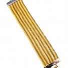 Silver Colored Bracelet Link Multi Strand Mesh Chain 1 1 2 Inch Width 8 Inch Long 11622-2104THSIV
