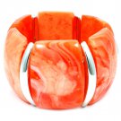 Orange Bracelet Stretch Formica 2 Inch Width 11632-1042RDORG