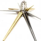 Multi Colored Ring Adjustable Stretch Spikes Various Size Spike 3 1 2 Inch Tall 12141828-038THMTC
