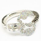 Aurore Boreale Bracelet Bangle Hinge Scorpion Crystal Studs Metal Casting Nickel And 139227-022RDABO