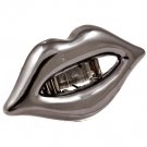Black Ring Adjustable Stretch Lips 2 Inch Width 1 Inch Tall 113118-1236BNBLK