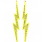 Yellow Earring Linear Drop Fish Hook Crystal Studs Thunder Shape Pave Set 5 1 4 Inch D 11315-1361YEW