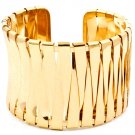 Gold Colored Bracelet Cuff Metal Casting 1 1 2 Inch Width 1214228-298GDGOD